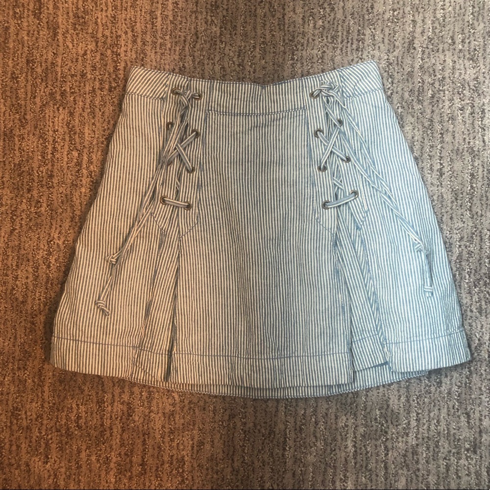 Free People Striped Skirt